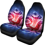 Om Sign Print Universal Fit Car Seat Covers