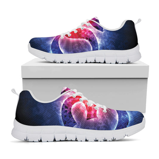 Om Sign Print White Sneakers