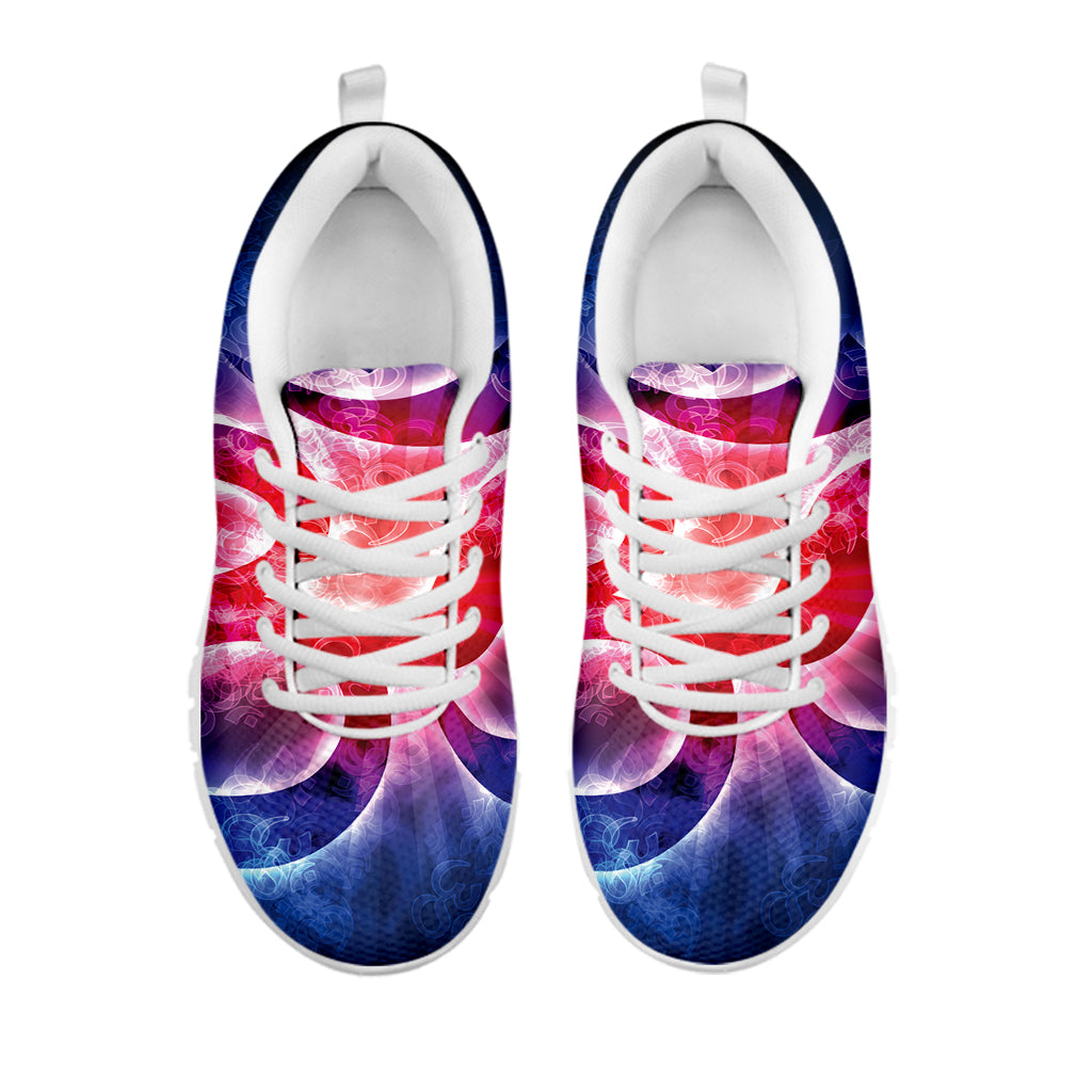 Om Sign Print White Sneakers