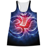 Om Sign Print Women's Racerback Tank Top