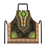 Orange And Black African Dashiki Print Apron