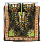 Orange And Black African Dashiki Print Duvet Cover Bedding Set