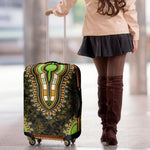 Orange And Black African Dashiki Print Luggage Cover