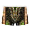 Orange And Black African Dashiki Print Men's Boxer Briefs