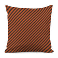Orange And Black Halloween Pattern Print Pillow Cover