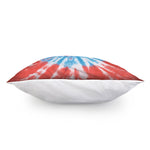 Orange And Blue Tie Dye Print Pillow Cover