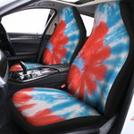 Orange And Blue Tie Dye Print Universal Fit Car Seat Covers