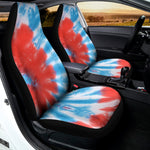 Orange And Blue Tie Dye Print Universal Fit Car Seat Covers