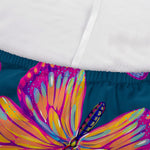 Orange And Purple Butterfly Print Sofa Cover