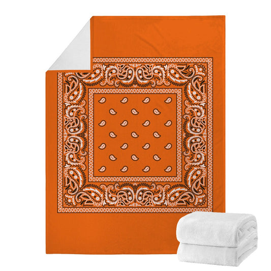 Orange Bandana Blanket
