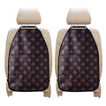 Orange Bullseye Target Pattern Print Car Seat Organizers