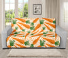 Orange Carrot Pattern Print Futon Protector