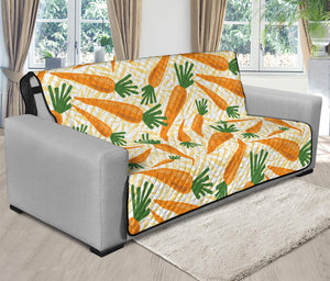 Orange Carrot Pattern Print Futon Protector