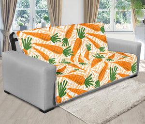 Orange Carrot Pattern Print Futon Protector