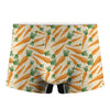 Orange Carrot Pattern Print Men's Boxer Briefs