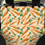 Orange Carrot Pattern Print Pet Car Back Seat Cover