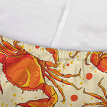 Orange Crab Pattern Print Sofa Cover