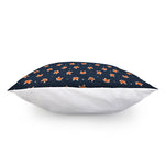 Orange Fox Pattern Print Pillow Cover
