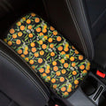 Orange Fruit Pattern Print Car Center Console Cover