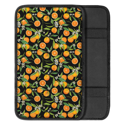 Orange Fruit Pattern Print Car Center Console Cover