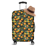 Orange Fruit Pattern Print Luggage Cover