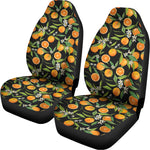 Orange Fruit Pattern Print Universal Fit Car Seat Covers