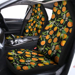Orange Fruit Pattern Print Universal Fit Car Seat Covers
