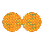 Orange Fruit Slices Pattern Print Car Coasters
