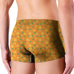 Orange Fruit Slices Pattern Print Men's Boxer Briefs