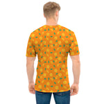 Orange Fruit Slices Pattern Print Men's T-Shirt