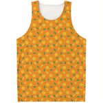Orange Fruit Slices Pattern Print Men's Tank Top