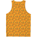 Orange Fruit Slices Pattern Print Men's Tank Top