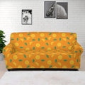 Orange Fruit Slices Pattern Print Sofa Cover