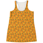 Orange Fruit Slices Pattern Print Women's Racerback Tank Top