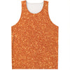 Orange Glitter Artwork Print (NOT Real Glitter) Men's Tank Top