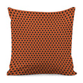 Orange Halloween Pattern Print Pillow Cover