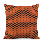 Orange Halloween Pattern Print Pillow Cover
