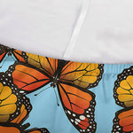 Orange Monarch Butterflies Pattern Print Sofa Cover