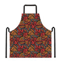 Orange Monarch Butterfly Wings Print Apron