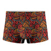 Orange Monarch Butterfly Wings Print Men's Boxer Briefs