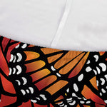 Orange Monarch Butterfly Wings Print Sofa Cover