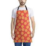Orange Slices Pattern Print Apron