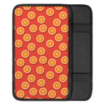 Orange Slices Pattern Print Car Center Console Cover