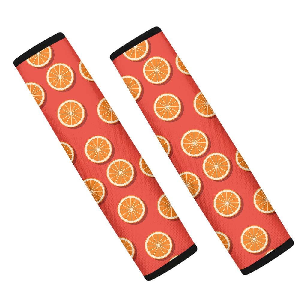 Orange Slices Pattern Print Car Seat Belt Covers