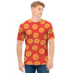 Orange Slices Pattern Print Men's T-Shirt