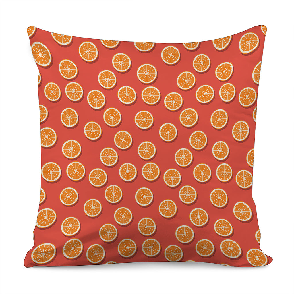 Orange Slices Pattern Print Pillow Cover