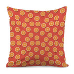 Orange Slices Pattern Print Pillow Cover