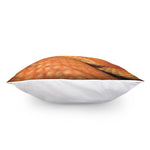 Orange Snake Print Pillow Cover