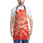 Orange Tie Dye Print Apron