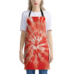 Orange Tie Dye Print Apron